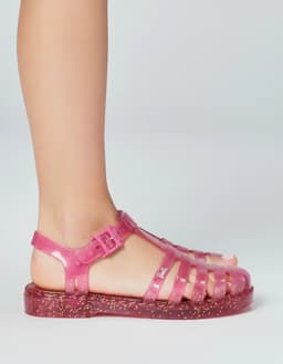 Sandália Barbie Duo Aranha - 22459 - Rosa Flúor/Rosa