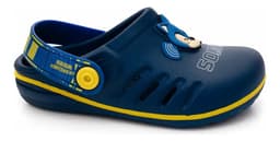 Babuche Sonic Speed - 22594 - Azul/Branco/Amarelo