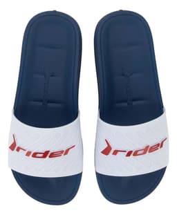 Chinelo Masculino Rider Free II Slide - 12323 - Azul/Branco/Vermelho