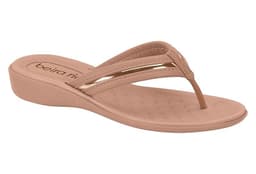 Tamanco Beira Rio - 8224863 - Nude/Ouro Rosado