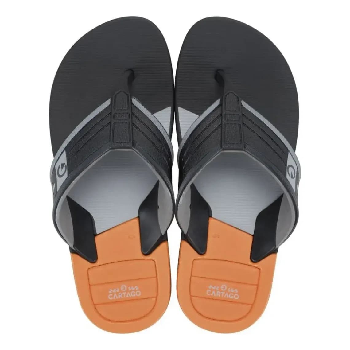 Preto/Cinza/Laranja