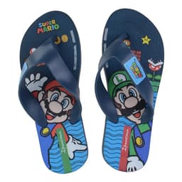 Chinelo Infantil Ipanema Super Mario - 27161 - Azul Escuro/Verde