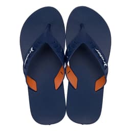 Chinelo Masculino Street Duo Rider - 12430 - Azul/Azul/Laranja