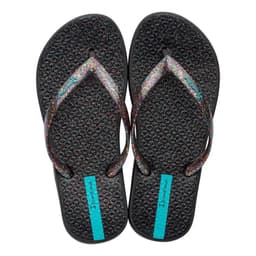 Chinelo Infantil Ipanema Glitter - 26622 - Preto/Azul/Vidro Multicolor