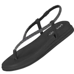 Sandália Feminina Papete Tira Pérola Beira Rio - 8513114 - Preto