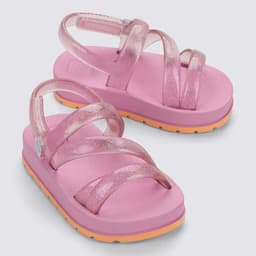 Sandália Baby Zaxynina Glitter - 18963 - Rosa Chiclete