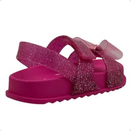 Sandália Infantil Grendene Baby Barbie Charm - 23202 - Rosa/Rosa Glitter