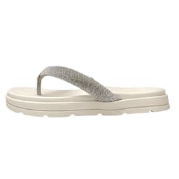 Tamanco Moleca - 5490121 - Off-white/Prata