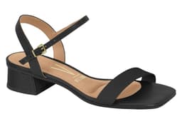 Sandália Feminina Salto Grosso Vizzano - 6454111 - Preto