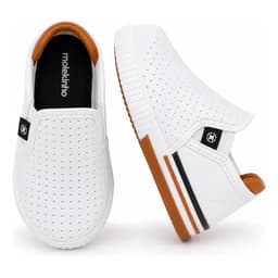 Tênis Infantil Masculino Molekinho - 2615100 - Branco/Caramelo