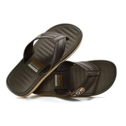 Chinelo Masculino Cartago - 12214 - Bege Claro/Marrom
