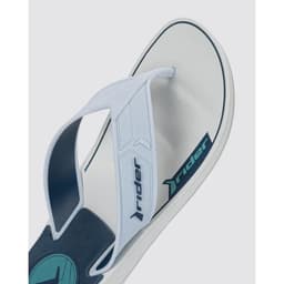 Chinelo Masculino Rider Start III 12499 - Branco/Azul