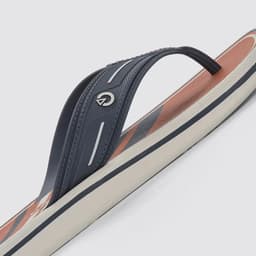 Chinelo Masculino Cartago Palermo II -12572 - Bege/Basalto/Laranja