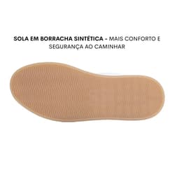 Tênis Casual Molekinha - 2582102 - Branco/Preto