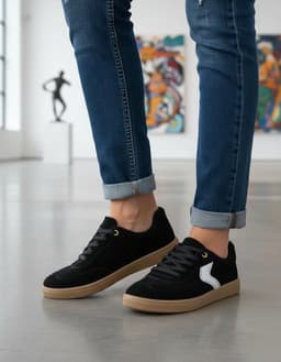 Tênis Beira Rio - 4313103 - Preto/Branco