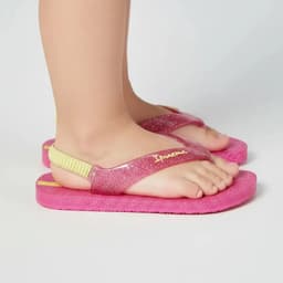 Sandalia Ipanema Glitter Baby - 27182 - Rosa/Glitter/Amarelo