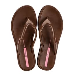 Tamanco Feminino Glow Up Ipanema - 27417 - Marrom Escuro/Marrom/Rosa
