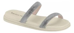Tamanco Beira Rio - 8488122 - Off-white/Cristal