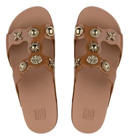 Tamanco Zaxy Charms - 19429 - Marrom/Pecan/Marrom Make