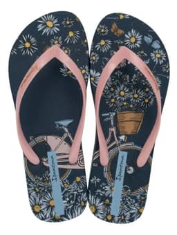 Chinelo Ipanema Mari Bloom - 27454 - Azul/Rosa/Cobre