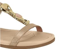 Sandália Beira Rio - 8507125 - Dourado