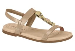 Sandália Beira Rio - 8507125 - Dourado