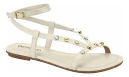 Sandália feminina beira rio - 8367878 - Off-white