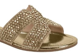 Tamanco Vizzano - 63711105 - Bege/Dourado Shadow