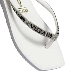 Tamanco Vizzano - 6531105 - Branco/Cristal/Preto