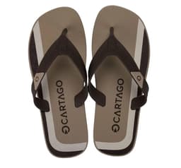 Chinelo Masculino Cartago Atlanta II - 12432 - Bege/Marrom