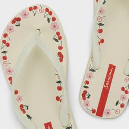Chinelo Infantil Ipanema Day - 27383 - Bege/Bege/Vermelho
