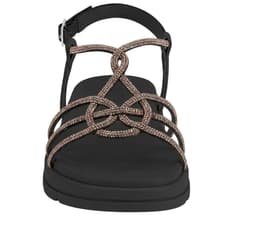 Sandália Moleca - 5490131 - Preto Diamante/Preto