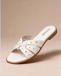Tamanco Beira Rio - 8571101 - Off-white