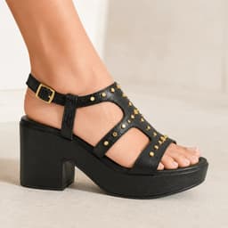 Sandália Moleca - 5549115 - Preto