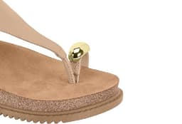 Sandália Feminina Beira Rio - 8524109 - Bege