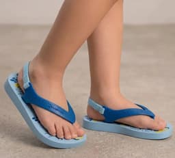 Sandalia Ipanema Classic Baby - 27011 - Azul/Azul/Amarelo