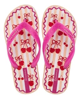 Chinelo Ipanema Fantasia Infantil - 27012 - Bege/Rosa/Vermelho