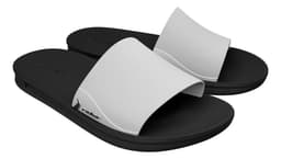 Chinelo Rider Feel Slide - 12683 - Preto/Branco