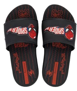 Chinelo Ipanema Marvel Spider - 27520 - Preto/Preto/Vermelho
