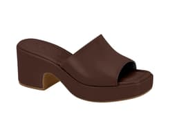 Tamanco Beira Rio - 8517208 - Chocolate