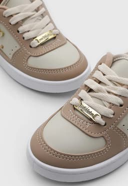 Tenis Molekinha - 2554221 - Bege/Off-white