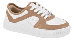 Tenis Molekinha - 2565319 - Branco/Nude