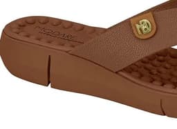 Tamanco Modare Salto Baixo Ultraconforto - 7142106 - Avelã/Camel