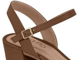 Sandália Feminina Salto Grosso Beira Rio - 82461176 - Avelã
