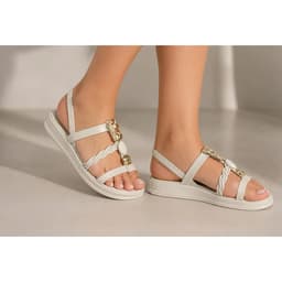 Sandália Moleca - 5556115 - Off-white