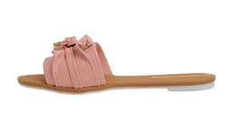 Sandália Feminina Rasteira Moleca - 5297446 - Rosa
