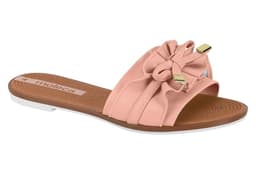 Sandália Feminina Rasteira Moleca - 5297446 - Rosa