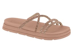 Tamanco Moleca - 5490112 - Ouro Rosado/Prata/Nude