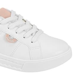 Tenis Molekinha - 2575124 - Branco/Rosê