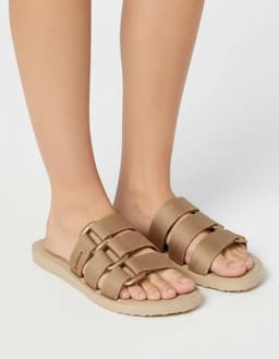 Tamanco Ipanema Bold - 26519 - Bege/Ouro